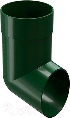Колено трубы водосточной Docke Dacha 80мм (зеленый)