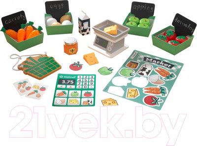 Набор игрушечных продуктов KidKraft Фермерский рынок / 53540-KE