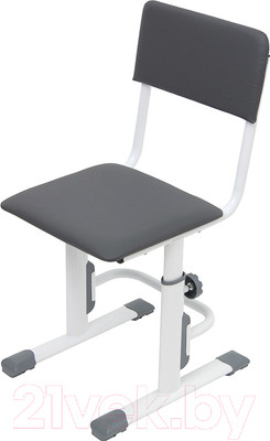 Стул детский Polini Kids City Smart (S, белый/серый)