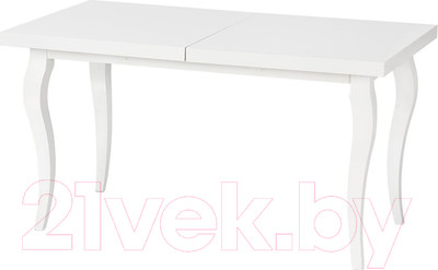 Обеденный стол Halmar Mozart 160/240 (белый)