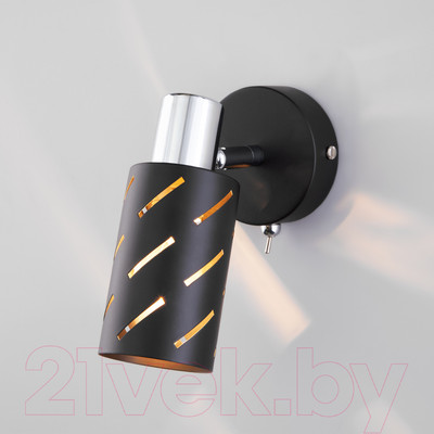 Спот Евросвет Fente 20090/1 (черный/хром)