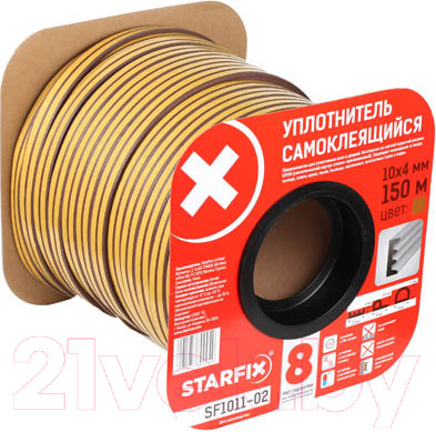 Лента уплотнительная Starfix E SF1011-02 (коричневый)