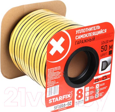 Лента уплотнительная Starfix D SF1016-02 (черный)