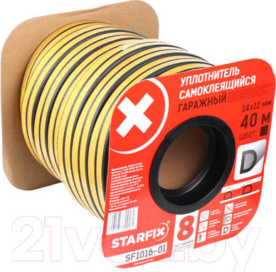 Лента уплотнительная Starfix D SF1016-01 (черный)