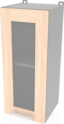 Шкаф навесной для кухни Интерлиния Компо ВШ30ст-720-1дв (дуб молочный)