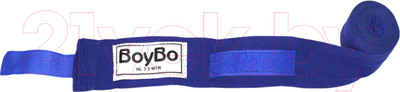 Боксерские бинты BoyBo Хлопок 4.5м (синий)