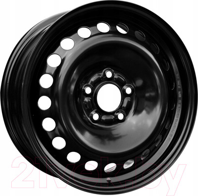 Штампованный диск Trebl X40934 16x6" 5x100мм DIA 57.1мм ET 45мм Black