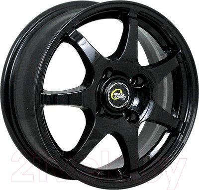 Литой диск Cross Street CR-15 15x6" 4x114.3мм DIA 67.1мм ET 40мм Black