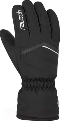 Перчатки лыжные Reusch Marisa / 6031150 7701 (р-р 7, Black/White)