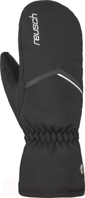 Варежки лыжные Reusch Marisa / 6031450 7701 (р-р 8, Mitten Black/White)