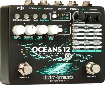 Педаль электрогитарная Electro-Harmonix Oceans 12
