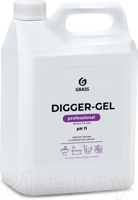 Средство для устранения засоров Grass Digger-Gel / 125206 (5.3кг)