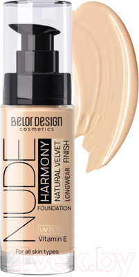 Тональный крем Belor Design Nude Harmony тон 201