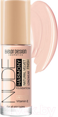 Тональный крем Belor Design Nude Harmony тон 202