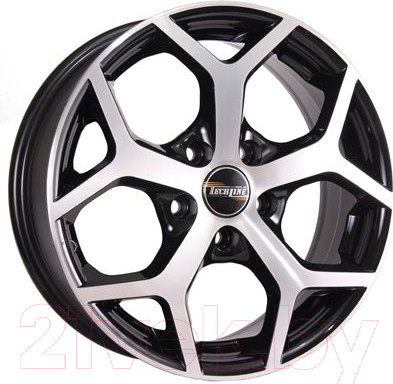 Литой диск TechLine 511 15x6" 5x108мм DIA 63.3мм ET 52.5мм BD