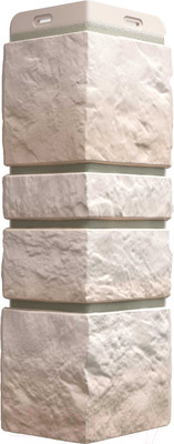 Угол для фасадной панели Docke Burg (белый)