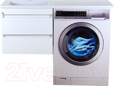 Тумба с умывальником Misty Фостер 55 / Э-Фос01055-012Я + Гавана 120 L