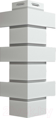 Угол для фасадной панели Docke Flemish (белый)