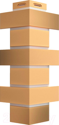 Угол для фасадной панели Docke Flemish (желтый жженый)