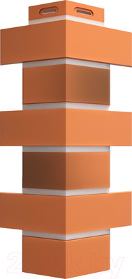 Угол для фасадной панели Docke Flemish (красный жженый)