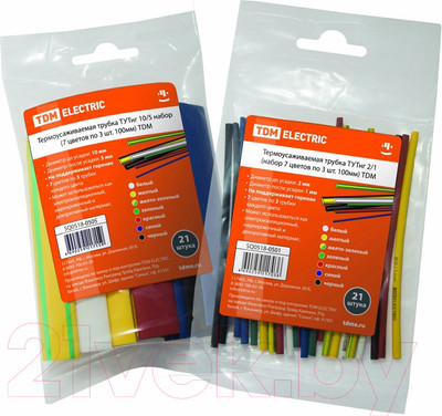 Набор трубок термоусаживаемых TDM SQ0518-0510