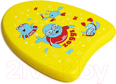 Доска для плавания ZoggS Zoggy Mini Kickboard Junior / 303635 (желтый)