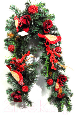 Гирлянда еловая Merry Bear E36-20E007 (1.2м, с шишками)