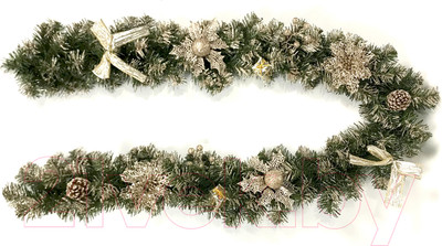 Гирлянда еловая Merry Bear E22-180-HE1 (1.8м, с шишками)