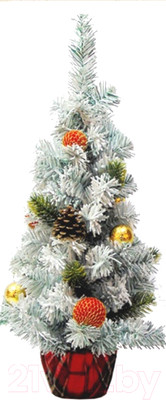 Ель искусственная Merry Bear Настольная с шишками / E36-18A169 (0.6м)