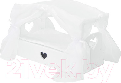 Аксессуар для пупса Paremo Кроватка с бельевым ящиком. Элис Мини / PFD120-80M