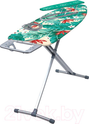 Гладильная доска Ника 10+ / Н10+/2 (тропические листья)