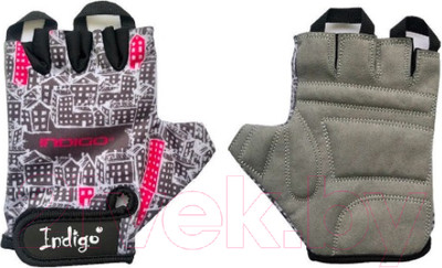 Велоперчатки Indigo Sport City / IN176 (M, серый)