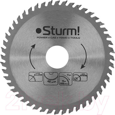 Пильный диск Sturm! 9020-115-22-48T