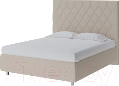 Каркас кровати Proson Rhomby Savana Milk 200x200 (молочный)