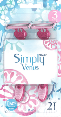 Набор бритвенных станков Gillette Simply Venus 3 Basic (2шт)