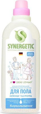 Чистящее средство для пола Synergetic Биоразлагаемое. Нежная чистота (750мл)