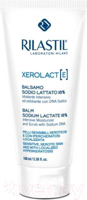 Бальзам для тела Rilastil Xerolact E увлажн. 18% соли молочной кислоты д/чувст. сухой кожи (100мл)