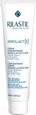 Крем для тела Rilastil Xerolact E 30% соли молочной кислоты для сухой чувствител. кожи (40мл)