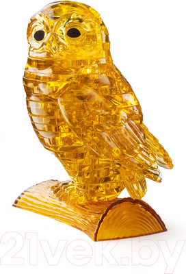3D-пазл Crystal Puzzle Сова / 90247 (золото)