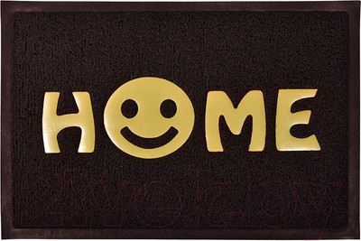 Коврик грязезащитный VORTEX Home 40x60 / 22405 (коричневый)