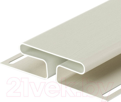 Н-профиль Docke Premium (3м, сливки)