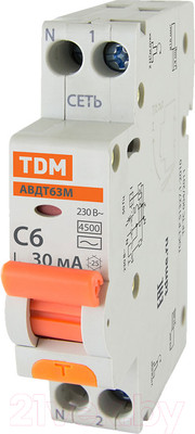 Дифференциальный автомат TDM SQ0202-0058