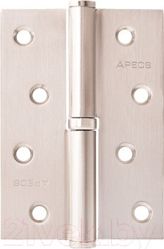 Петля дверная Apecs 100x70-B-Steel-NIS-R (матовый никель)