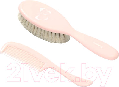 Набор для ухода за волосами детский BabyOno Супермягкая щетка для волос и гребешок / 568/04