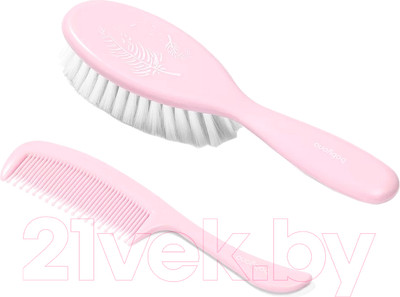 Набор для ухода за волосами детский BabyOno Супермягкая щетка для волос и гребешок / 569/03
