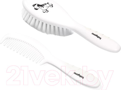 Набор для ухода за волосами детский BabyOno Мягкая щетка для волос и гребешок / 570/03