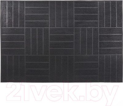 Коврик грязезащитный SunStep Паркет 40x60 / 31-032 (черный)
