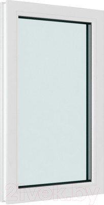 Окно ПВХ Brusbox Одностворчатое Глухое 2 стекла (1200x700x60)