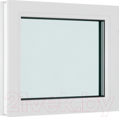 Окно ПВХ Brusbox Глухое 2 стекла (700x700x60)