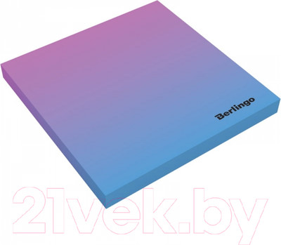 Блок для записей Berlingo Ultra Sticky.Radiance / LSn-9801 (розовый/голубой градиент)